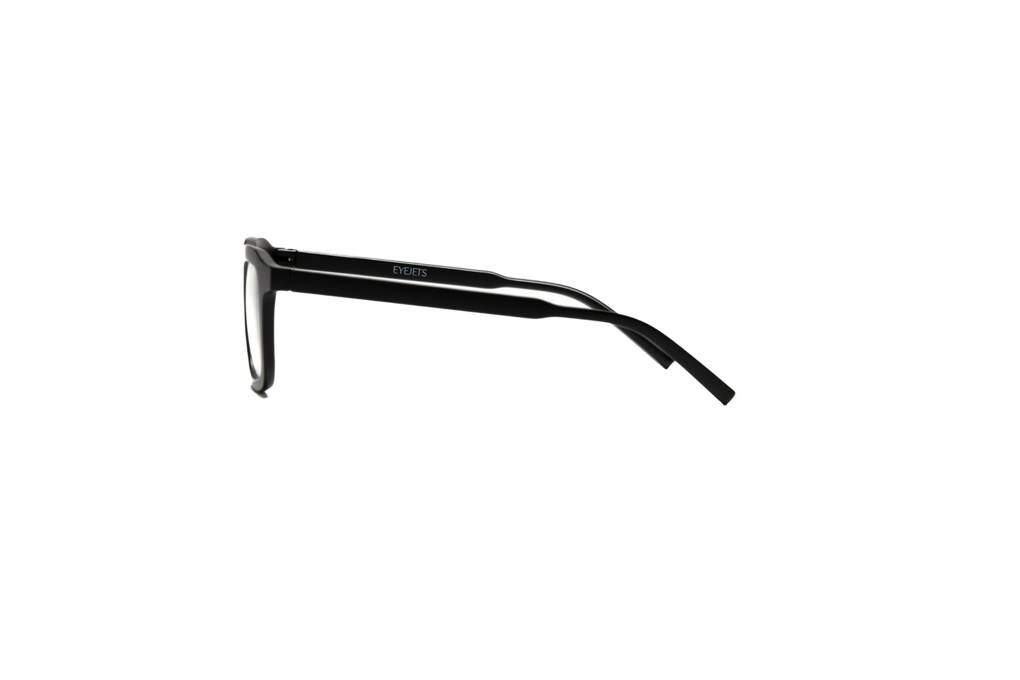 Matte black square blue light blocking glasses and reading glasses for men and women