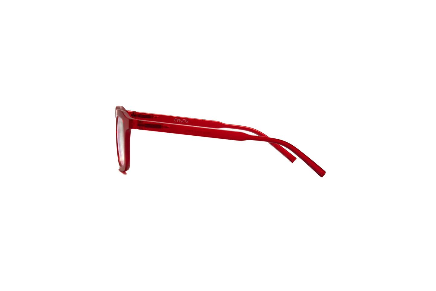 Ibiza Blue Light Glasses in Red – Matte unisex frames for digital eye strain relief or reading support