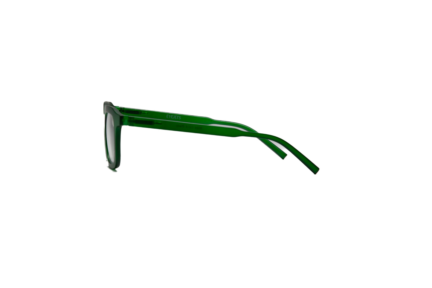 Ibiza Green Blue Light Blocking Glasses – Unisex matte reading glasses for eye strain relief, stylish screen protection eyewear, computer glasses with magnification option