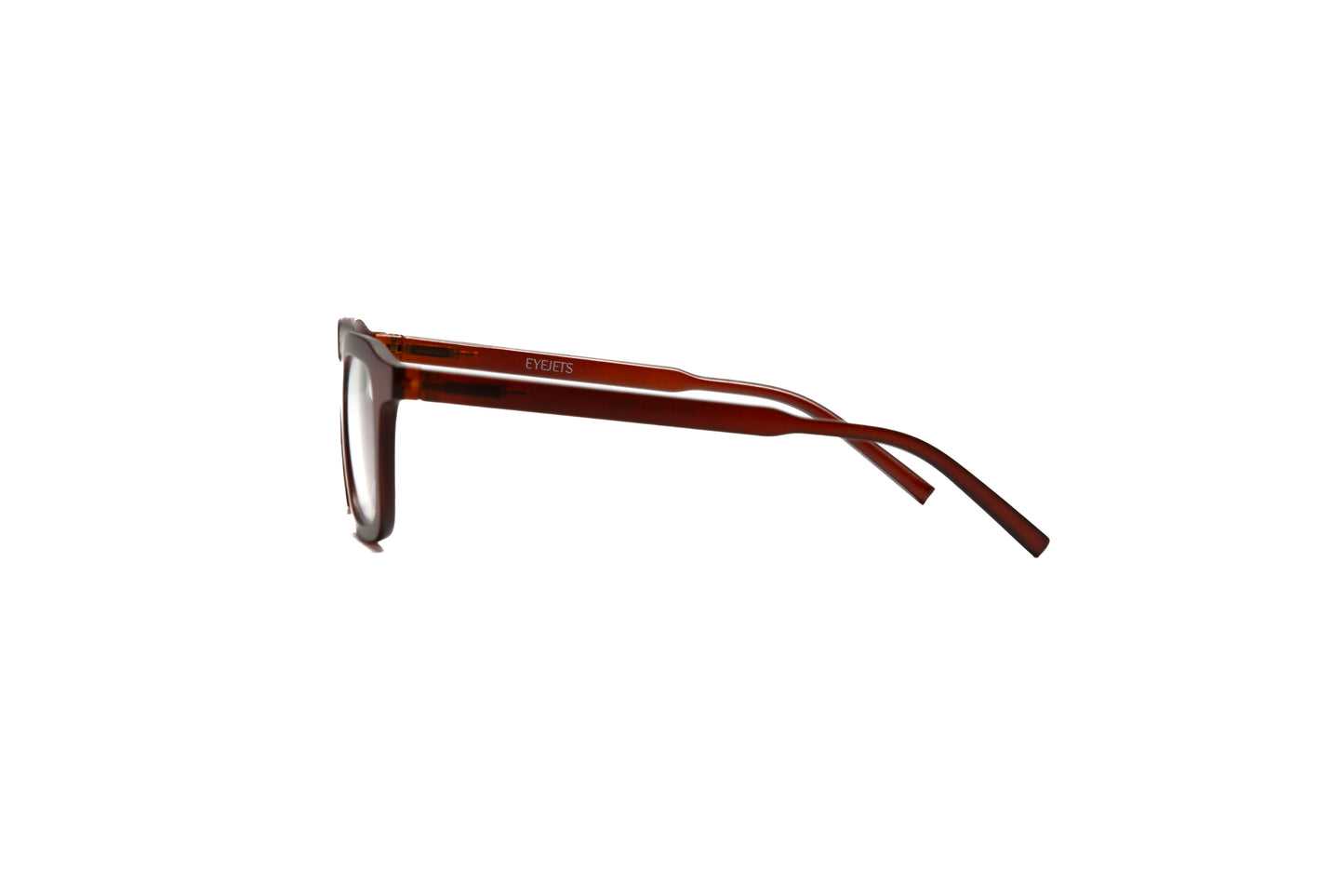 Ibiza Brown Blue Light Blocking Glasses – Matte unisex reading and computer glasses for digital eye strain relief, stylish screen time eyewear, blue light filter glasses for men and women