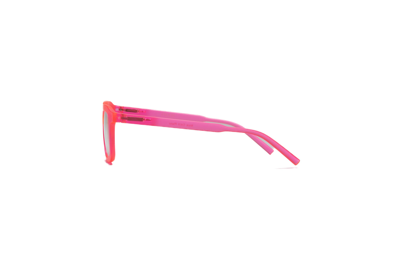 Ibiza Neon Pink Blue Light Blocking Glasses – Matte unisex vibrant reading and computer glasses for eye strain relief, stylish screen protection eyewear, blue light filter glasses for digital device use