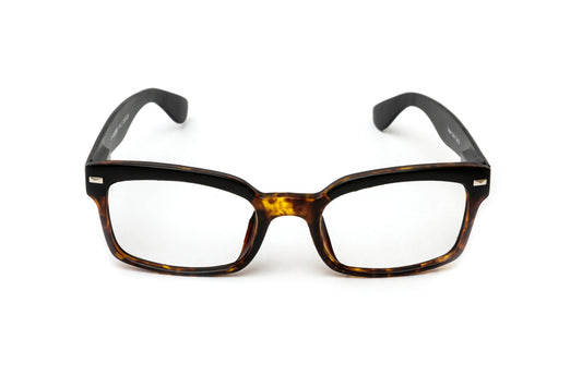 Brown Tortoise Classic Square Reading Glasses