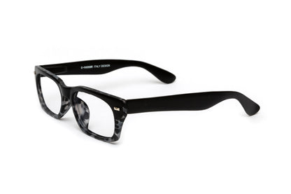 Best wayfarer reading glasses for men and women with a grey tortoise design and black temples