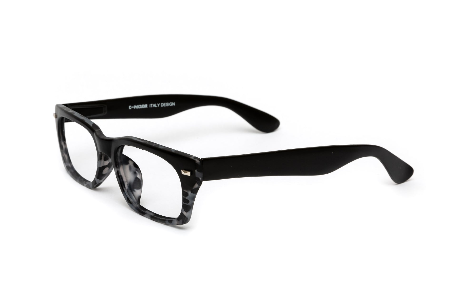Best wayfarer reading glasses for men and women with a grey tortoise design and black temples