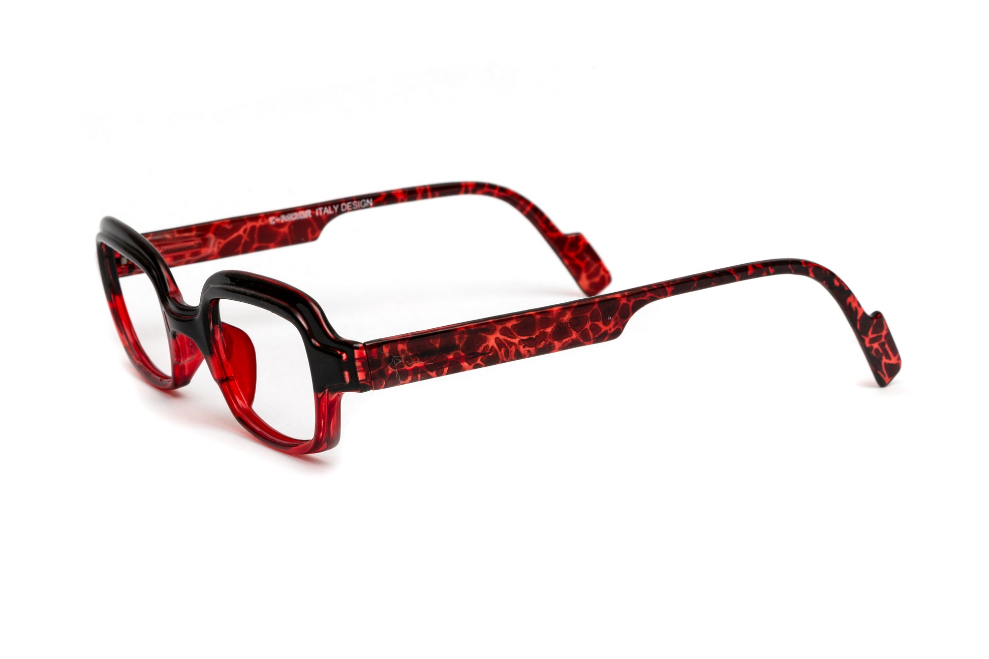 Red Black Funky Design Sun Reading Glasses Eyejets Eyewear