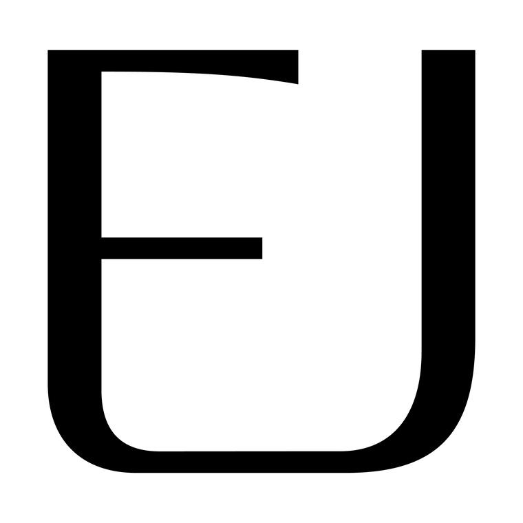 Minimal black and white favicon logo representing a reading glasses and blue light eyewear brand