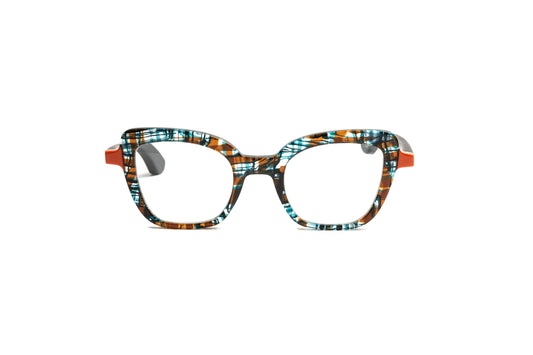 Women's luxury cat eye reading glasses, multi color wood reading glasses by Eyejets