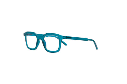 Ibiza Blue Blue Light Blocking Glasses – Matte unisex reading and computer glasses for eye strain relief, stylish screen protection eyewear, blue light filter glasses for digital device use