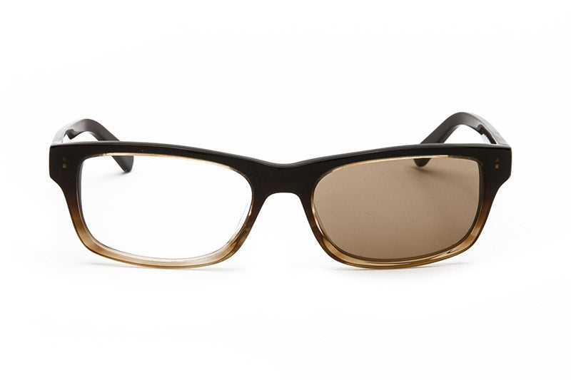 Dark Brown Ombre Wayfarer Transition Reading Glasses