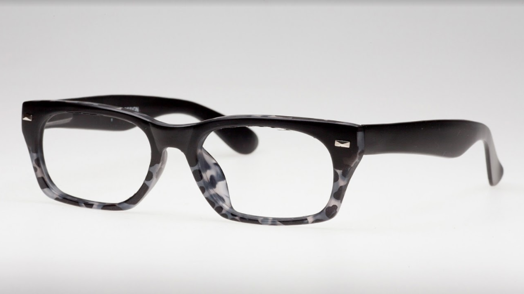 Black & Gray Tortoise Wayfarer Reading Glasses