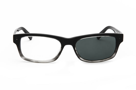 Dark Grey Ombre Wayfarer Transition Reading Glasses