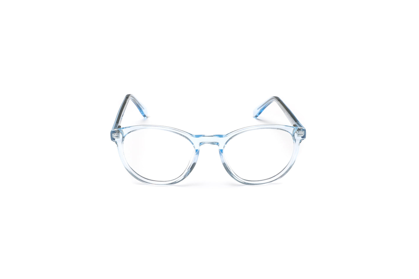 Malibu Crystal Blue Round Reading Glasses
